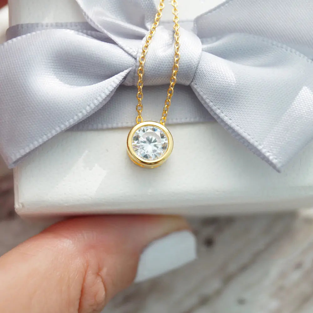 Gold Plated Single  Necklace