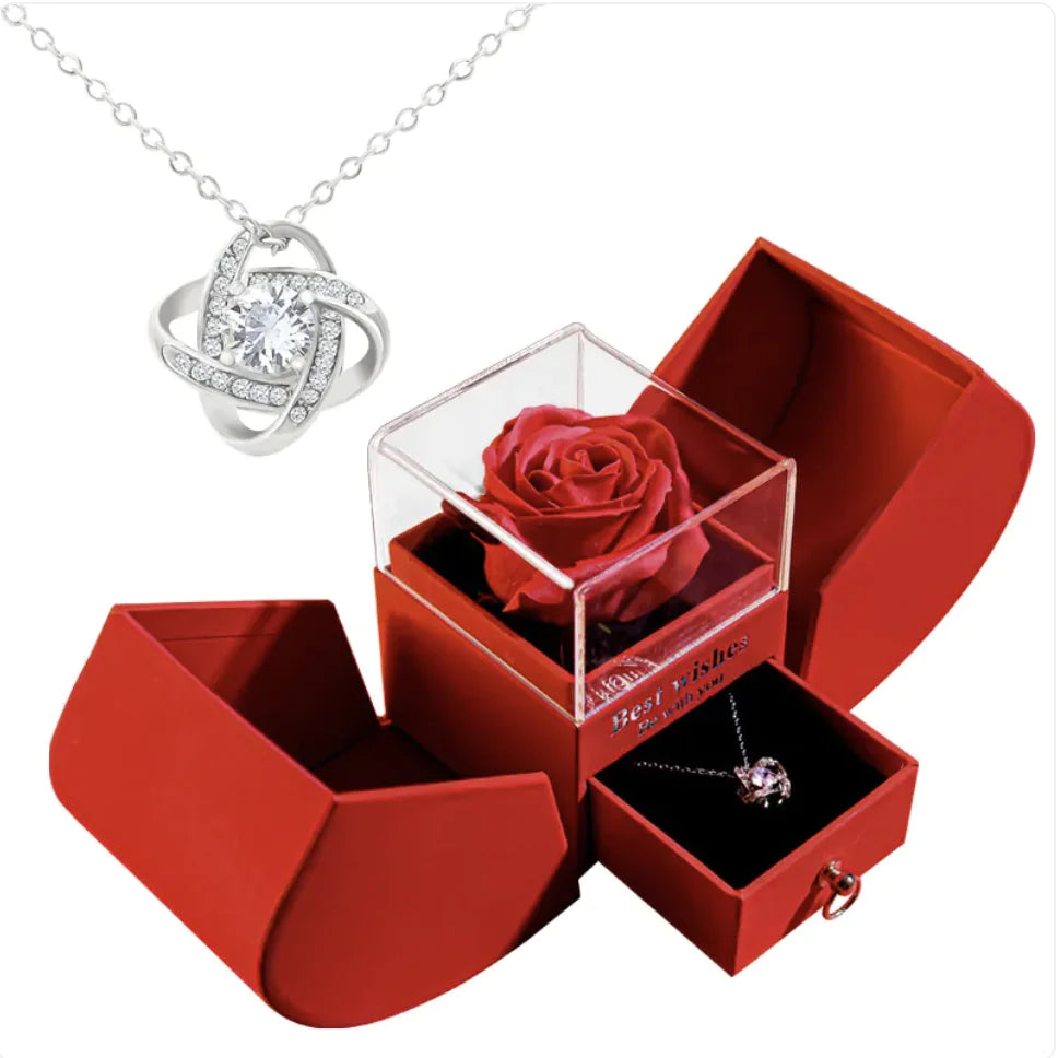 Christmas Necklace Jewelry Box Set