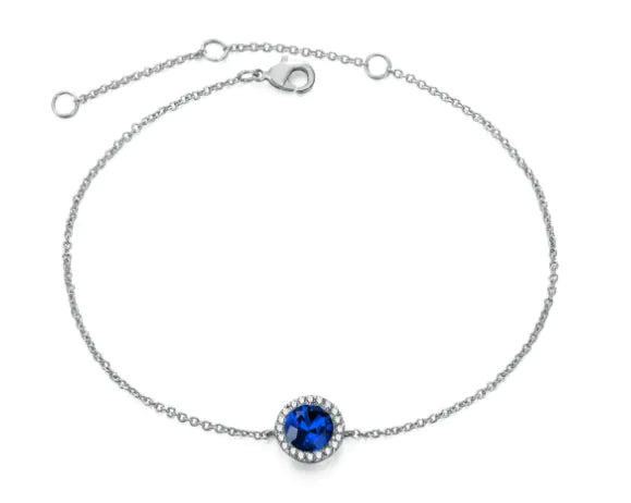 Diamond-Studded Bracelet, Moonstone, Gold-Plated Bracelet