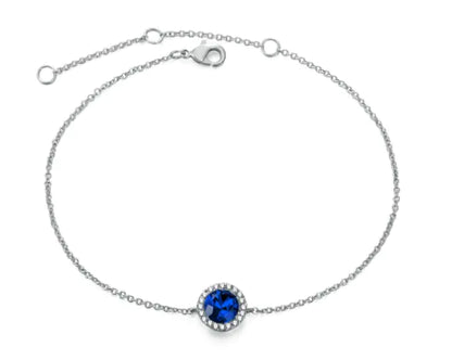 Diamond-Studded Bracelet, Moonstone, Gold-Plated Bracelet