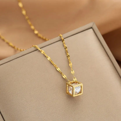 Gold-Plated Clavicle Necklace