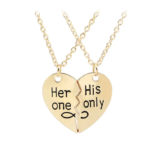 Heart-Shaped Pendant Necklace f