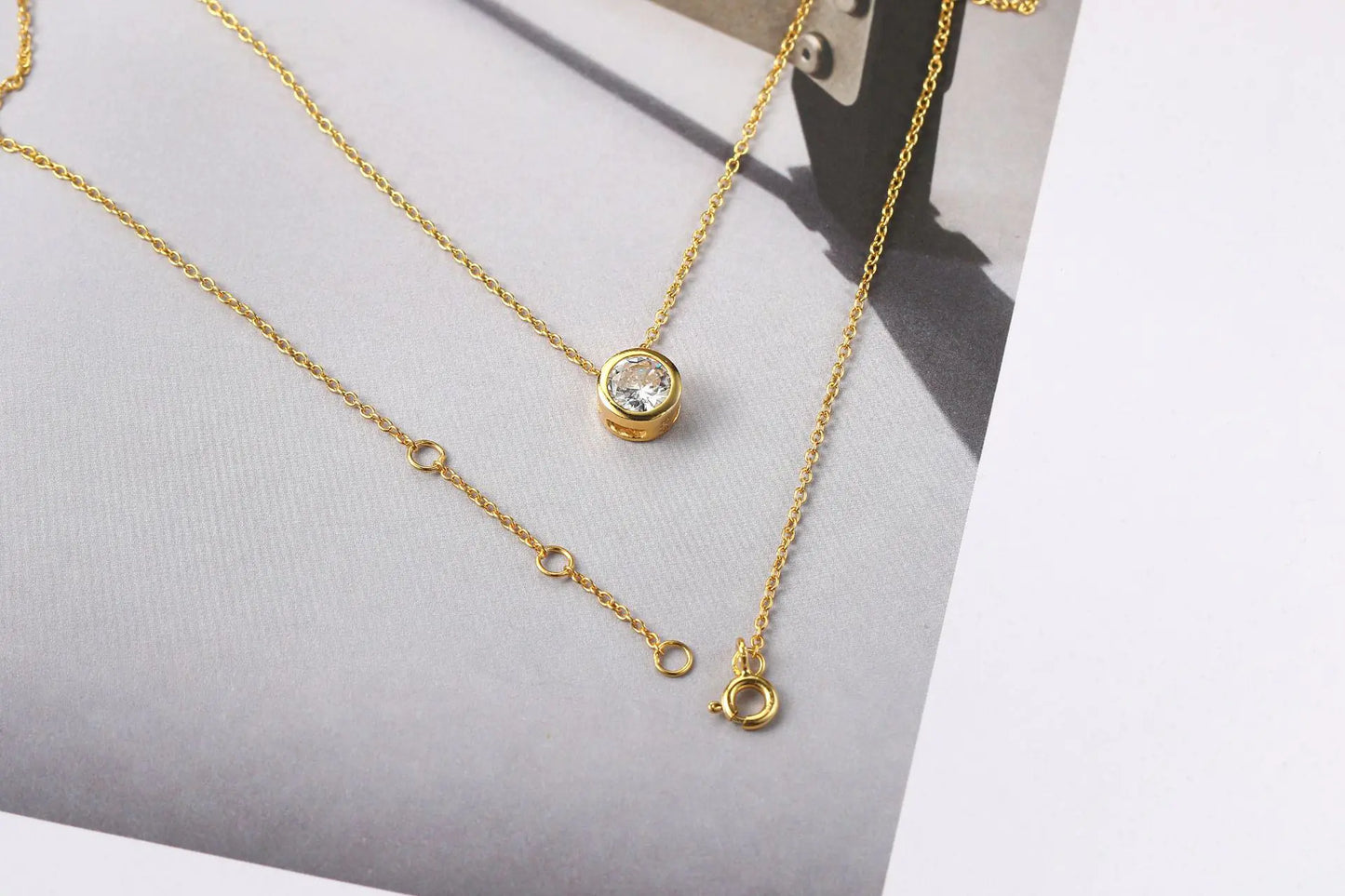 Gold Plated Single  Necklace
