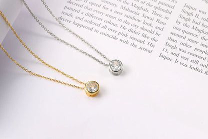 Gold Plated Single  Necklace