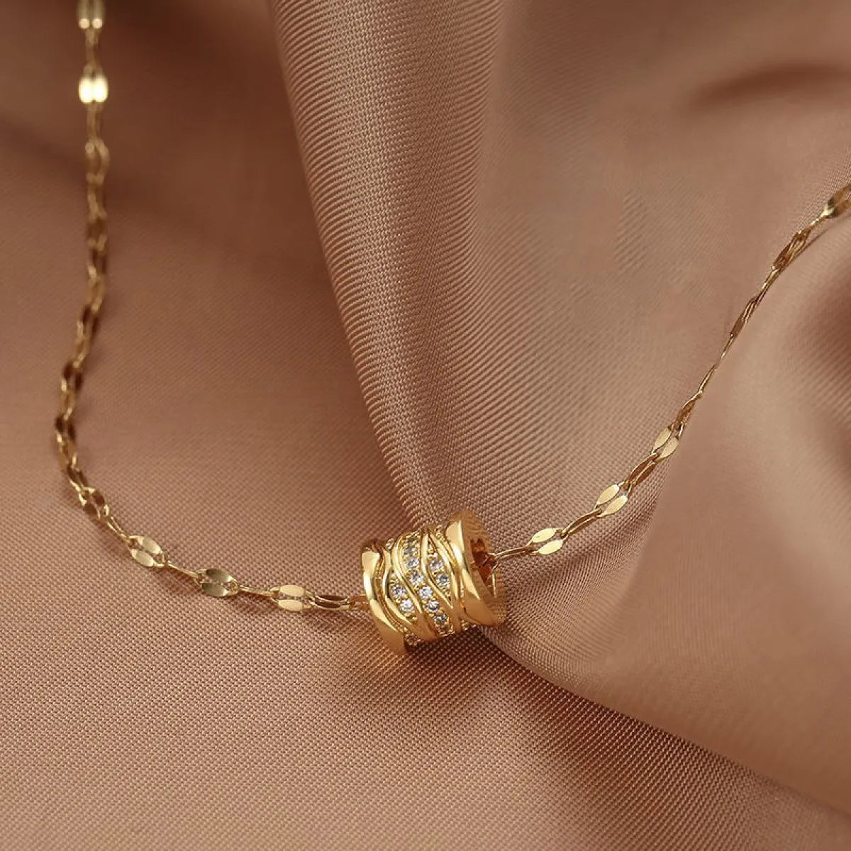 Gold-Plated Clavicle Necklace