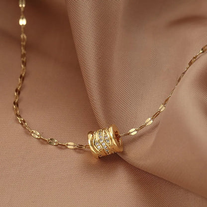 Gold-Plated Clavicle Necklace