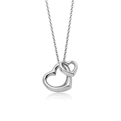 Fashion gold plated heart-shaped necklace f