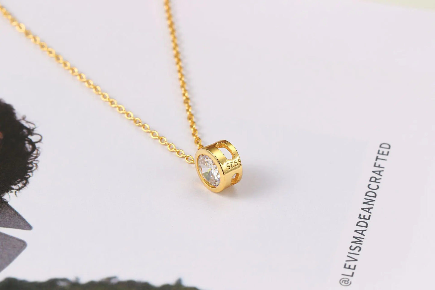 Gold Plated Single  Necklace