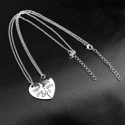 Heart-Shaped Pendant Necklace f
